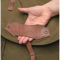 Leather grab handle