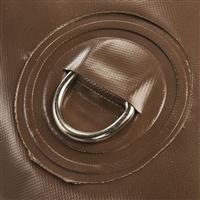 Heavy-duty D-rings for securing bladder