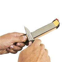 Diamond plate sharpening