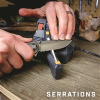 Even sharpens serrations