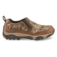 Stretchable fabric on each side of the shoe's opening makes it very easy to slip on and off, Mossy Oak Break-Up® COUNTRY™