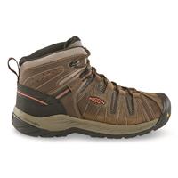 KEEN Utility Men's Flint II Work Boots, Cascade Brown/burnt Ochre