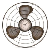 La Crosse Technology Metal Fan Wall Clock