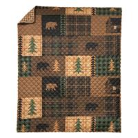 Donna Sharp Brown Bear Cabin Throw