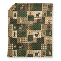 Donna Sharp Green Forest Throw Blanket - 713936, Blankets & Throws at ...