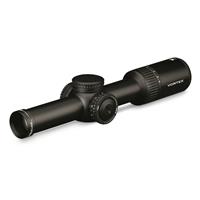 Tactical-style turrets with 1/2 MOA adjustments