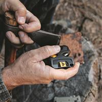 Even sharpens oversized outdoor tools