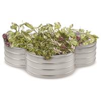 CASTLECREEK Clover-shaped Galvanized Steel Planter Box