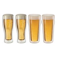 Zwilling Sorrento Double Wall Pint And Pilsner Glass Set, 4-pc.