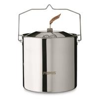 Bail handle enables pot to be used over an open fire