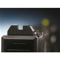 Solid black rear sight