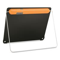 Kickstand positions panel on uneven terrain