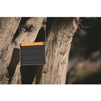 Use kickstand to hang it from a tree