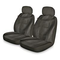 Dickies Deluxe Leatherette Low-back Vehicle Front Seat Covers, 2-Pk ...