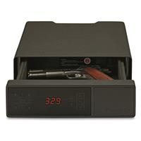 Spring-assist draw accommodates most full-sized handguns
