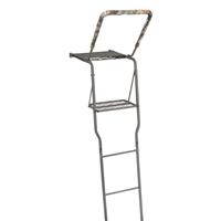 Guide Gear 15' Mesh Seat Ladder Tree Stand with Shooting Rail