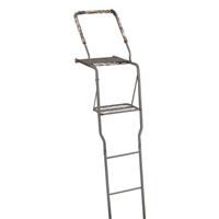 Guide Gear 15' Mesh Seat Ladder Tree Stand with Shooting Rail