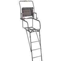 Mesh seat can be flipped up for standing shots