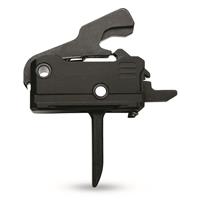 Flat trigger blalde provides enhanced control and better leverage