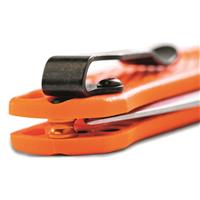 Bright orange Grivory handle with Axis Lock
