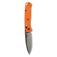 2.82in drop-point blade with satin finish