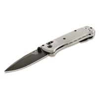2.82in drop-point blade with satin finish