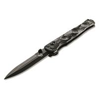 4.47" spear-point blade with black coating