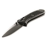 3.72in drop-point blade with satin finish