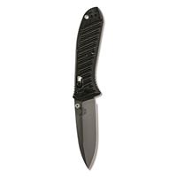3.72in drop-point blade with satin finish