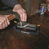 Sharpen larger tool blades