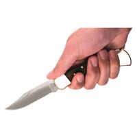 3.75in clip-point blade with satin finish
