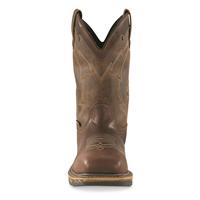 Irish Setter Men's Marshall Waterproof Western Safety Toe Work Boots, Brown