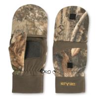 Youth Bulls-eye Fleece Pop-Top Mittens