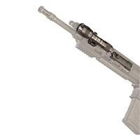 Dedicated fixed mount for mil-std 1913 rails attaches and detaches quickly and securely 