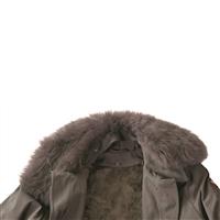 Synthetic fur collar