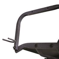 Single accessory hanger on left side