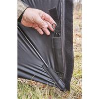 Built-in stake pocket