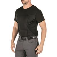 T-shirt style upper body, Black