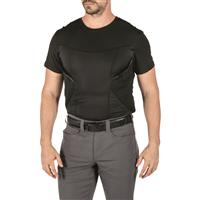 60/40 cotton/polyester (top), Black