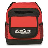 Included carry bag, back view
