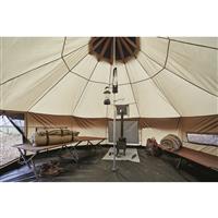 Spacious 14' diameter and 10' center height