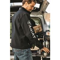 Ariat Men's Logo 2.0 Softshell Jacket, Black