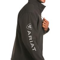 Ariat Men's Logo 2.0 Softshell Jacket, Black