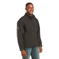 Ariat Men's Logo 2.0 Softshell Jacket, Black