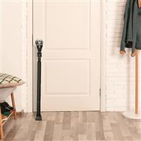 Works with both hinged and sliding doors, Black