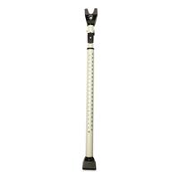 Guard Dog Security DoorKeeper Adjustable Security Door Bar with Alarm, White