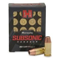 Hornady Subsonic, .45 ACP, XTP, 230 Grain, 20 Rounds