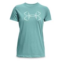 Under Armour Women's Fish Hook Logo Shirt, Cosmos