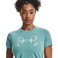 Under Armour Women's Fish Hook Logo Shirt, Cosmos