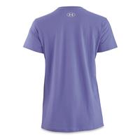 Under Armour Women's Fish Hook Logo Shirt, Baja Blue/halo Gray